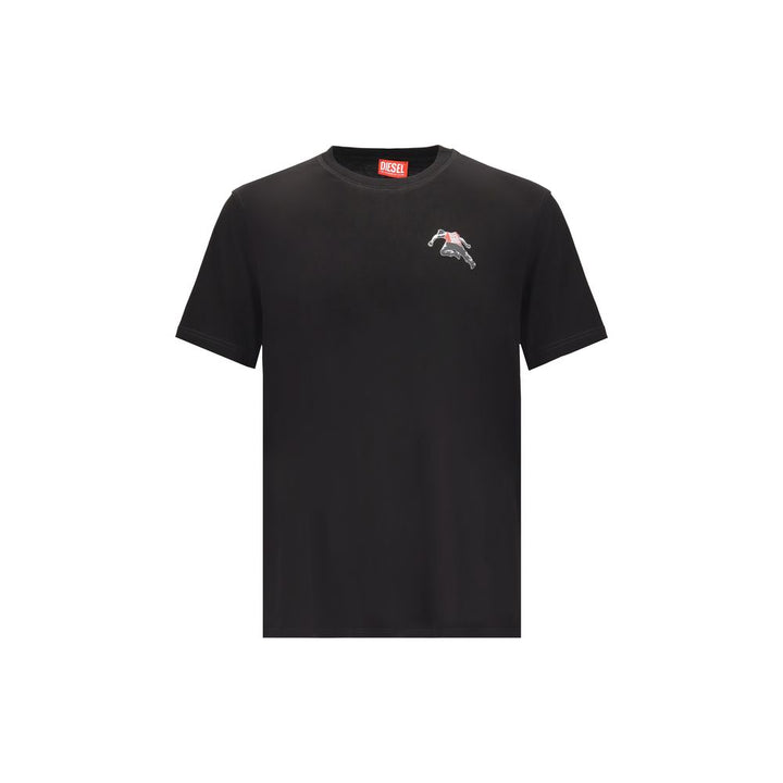Diesel Black Cotton T-Shirt