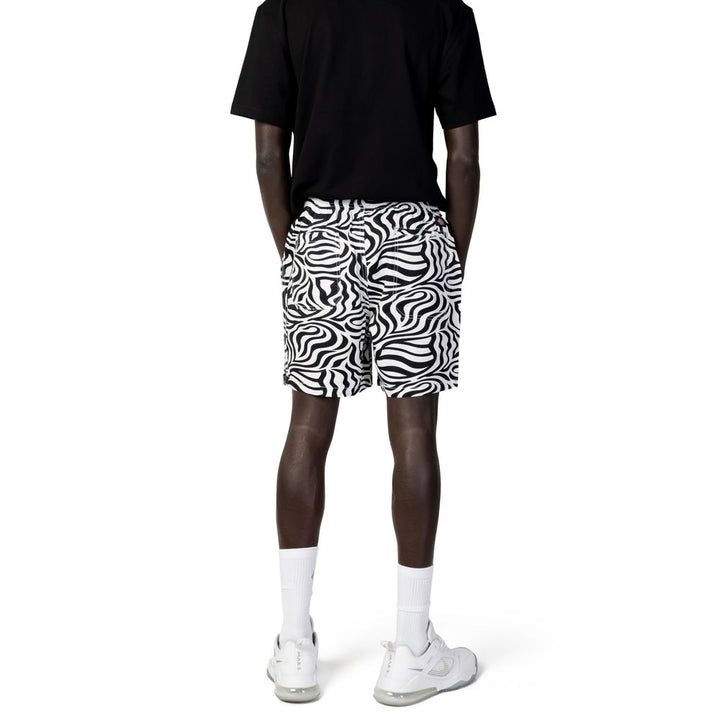 Dickies Black And White Recycled Polyester Bermuda Shorts