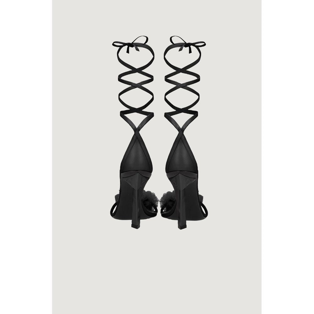 Aniye By Black Leather High Heel Pumps