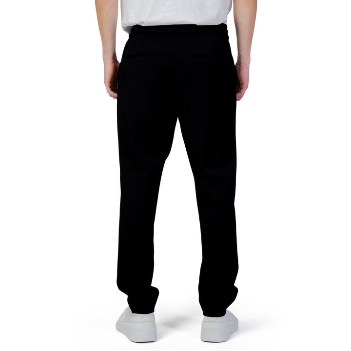 Hugo Boss Black Polyester Casual Pants