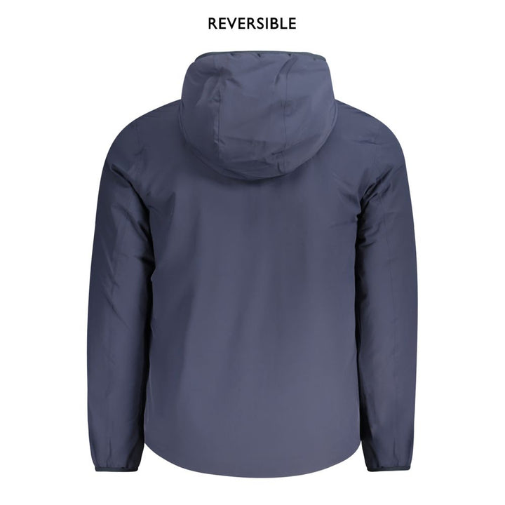 K-WAY Blue Nylon Jackets & Coat