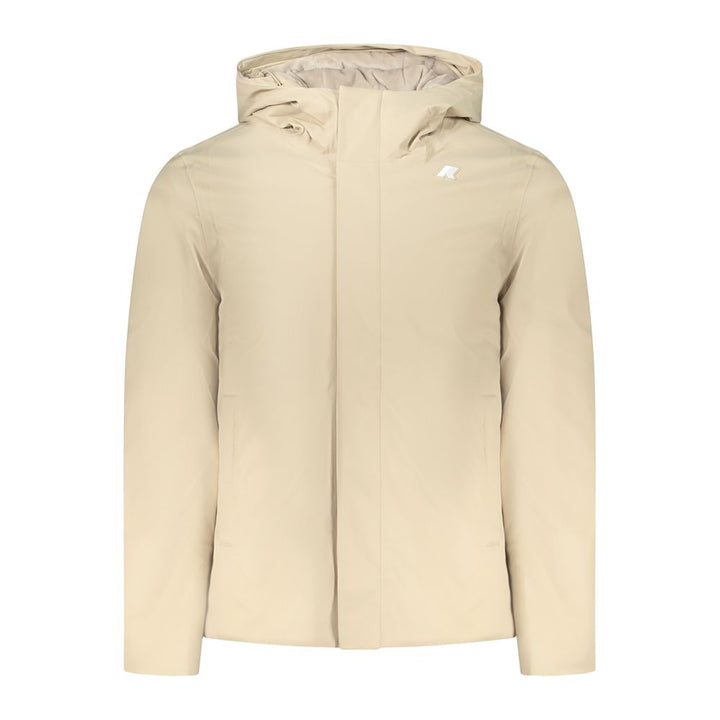 K-WAY Beige Polyester Jackets & Coat