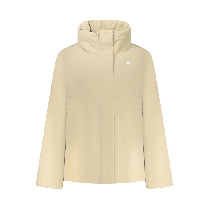 K-WAY Beige Nylon Jackets & Coat
