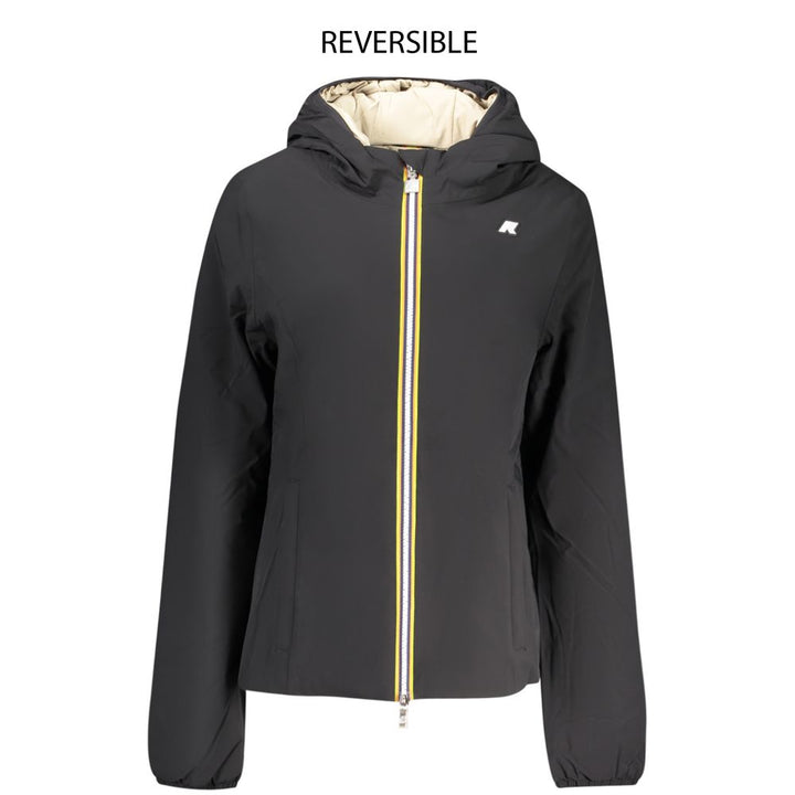 K-WAY Black Nylon Jackets & Coat