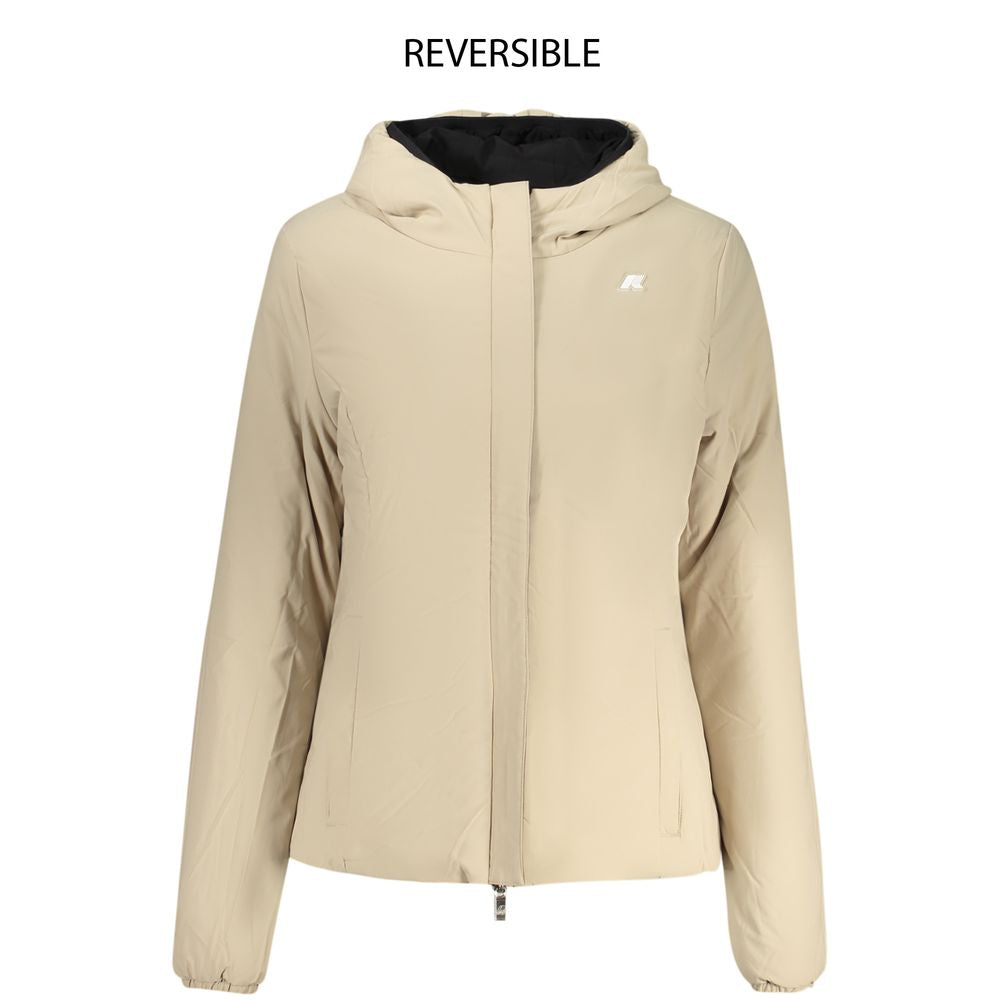 K-WAY Black Nylon Jackets & Coat