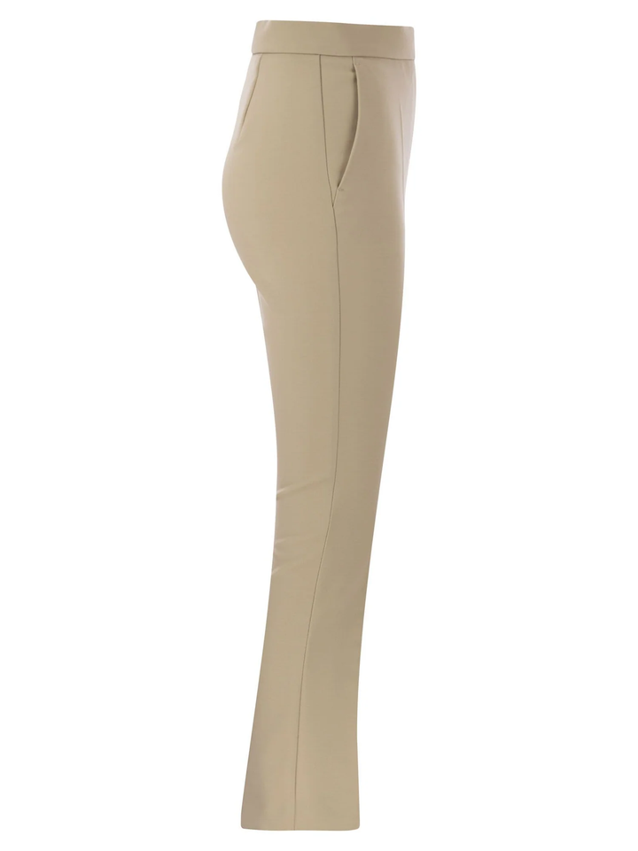 Nepeta ankle-length trousers in wool crepe-11