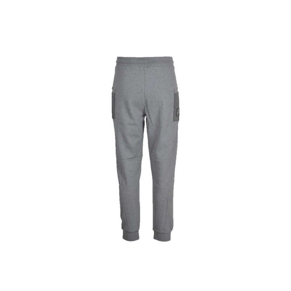 Bikkembergs Gray Cotton Joggers (Workout Pants)