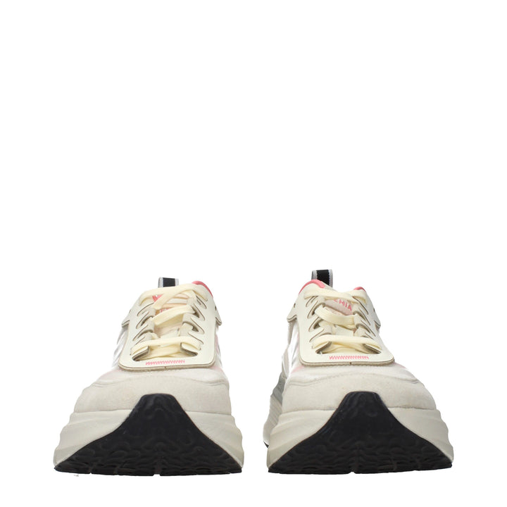 Premiata Beige Fabric Chunky Sneakers