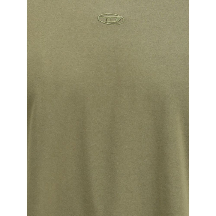 Diesel Green Cotton T-Shirt