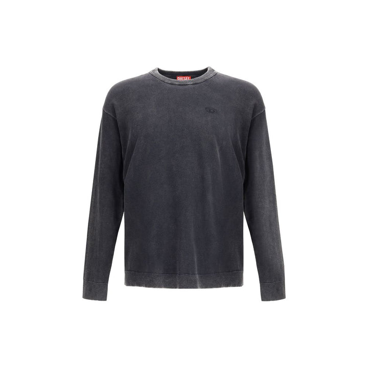 Diesel Gray Cotton Sweatshirt