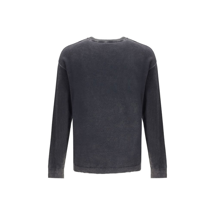 Diesel Gray Cotton Sweatshirt