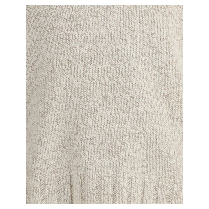 ZEGNA Cream Cashmere Cashmere Sweater