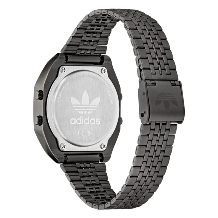 Adidas Black Stainless Steel Digital Watch