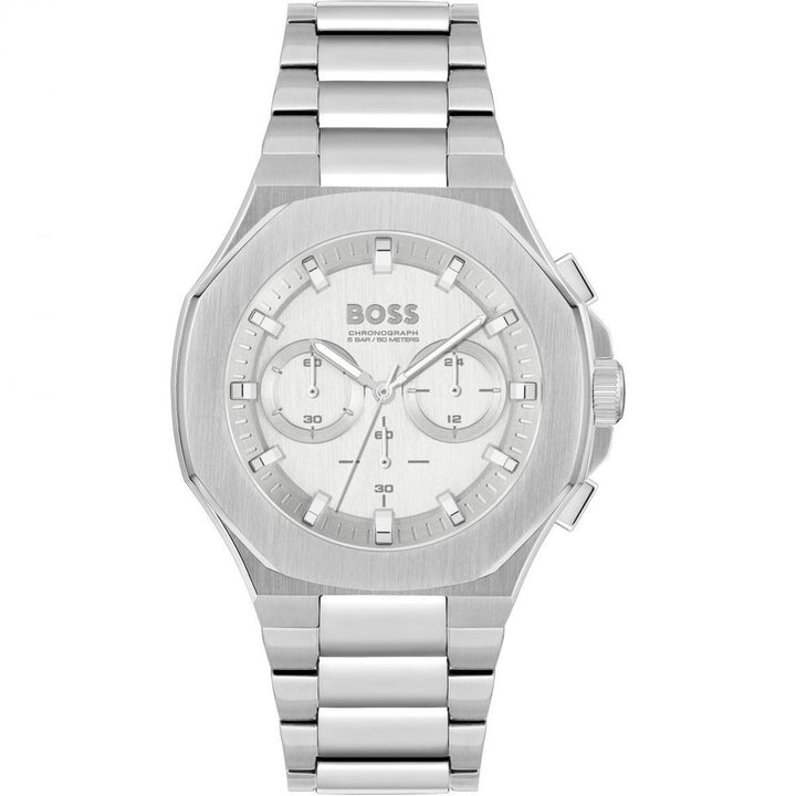 Hugo Boss Gray Stainless Steel Dress Watch