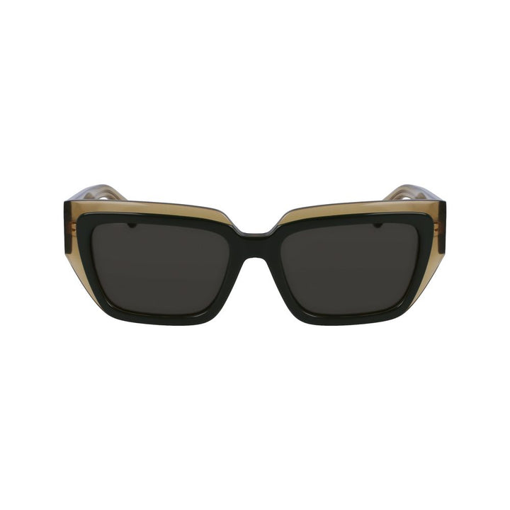 Ferragamo Green Acetate Sunglasses
