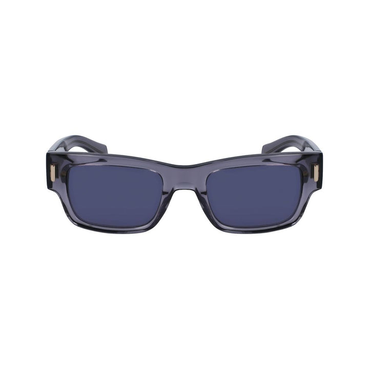 Ferragamo Gray Acetate Sunglasses