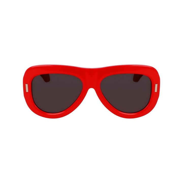Ferragamo Red Acetate Sunglasses
