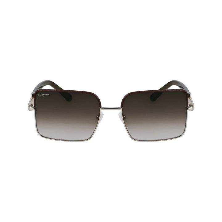 Ferragamo Gold Metal Sunglasses
