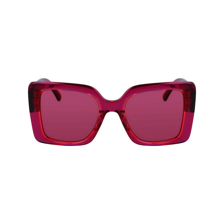 Karl Lagerfeld Red Acetate Sunglasses