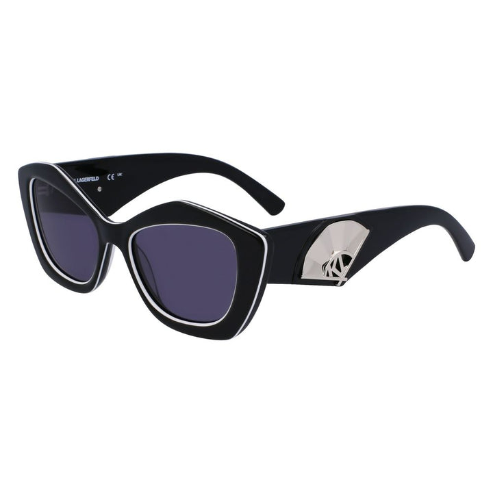 Karl Lagerfeld Black Acetate Sunglasses