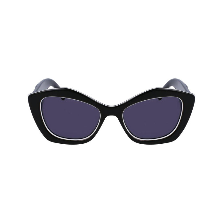 Karl Lagerfeld Black Acetate Sunglasses