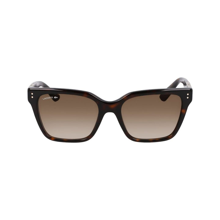 Lacoste Brown Acetate Sunglasses