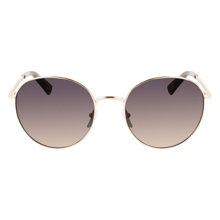 Longchamp Gold Metal Sunglasses