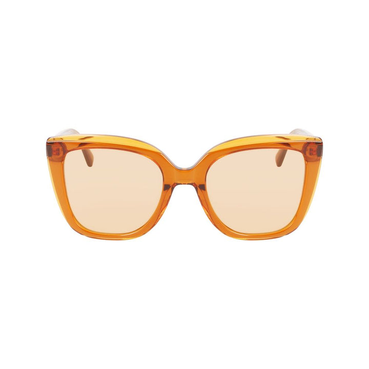 Longchamp Orange Acetate Sunglasses