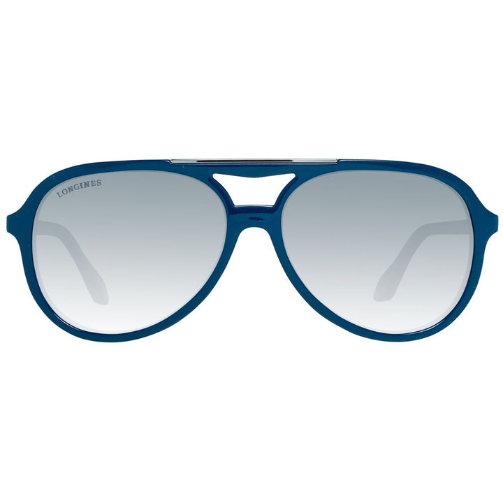 Longines Blue Plastic Sunglasses