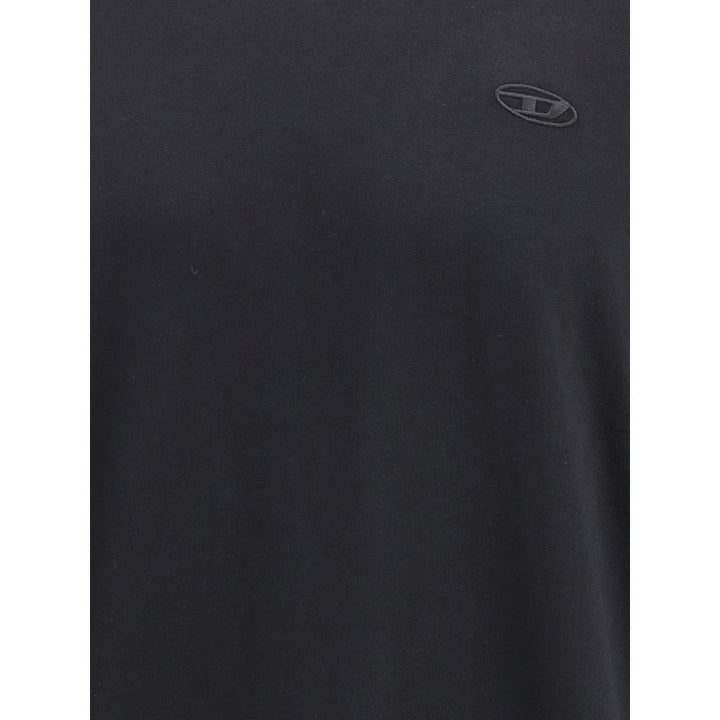 Diesel Black Cotton T-Shirt