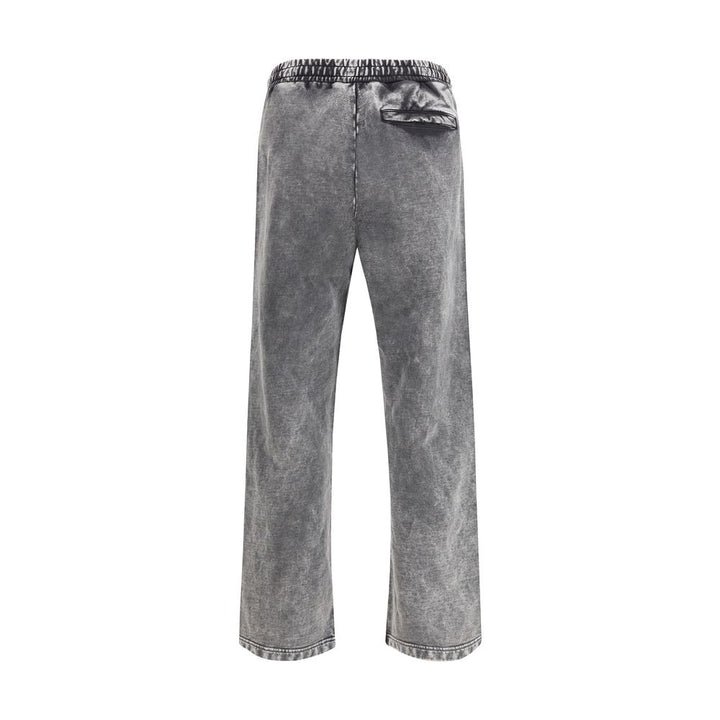 Diesel Gray Cotton Casual Pants