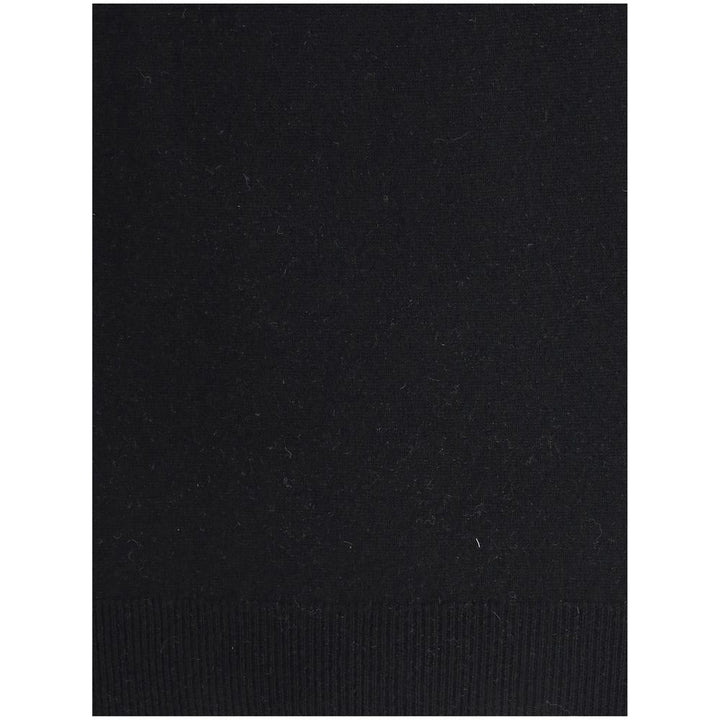 Aragona Cashmere Black Merino Wool Turtleneck