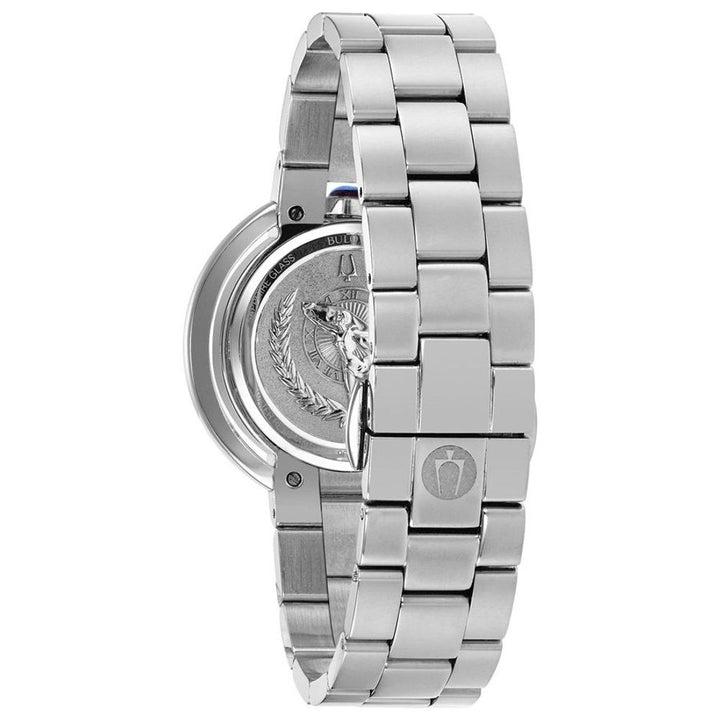 Bulova Gray Stainless Steel Dress Watch