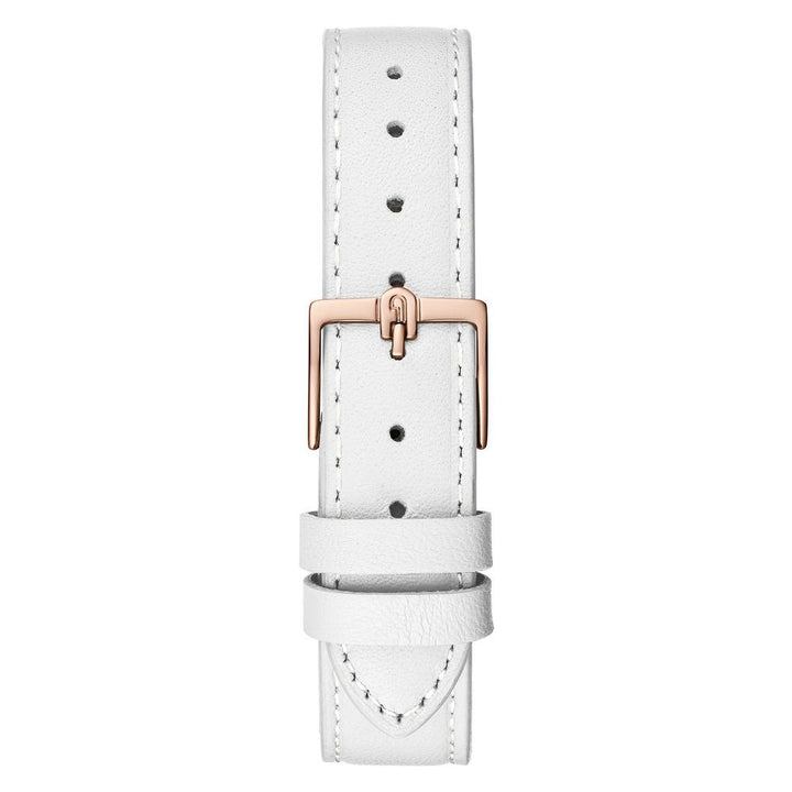 Furla White Leather Dress Watch