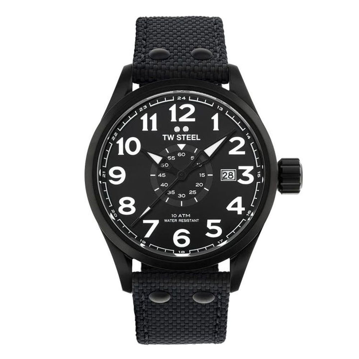 TW Steel Black Fabric Sport Watch