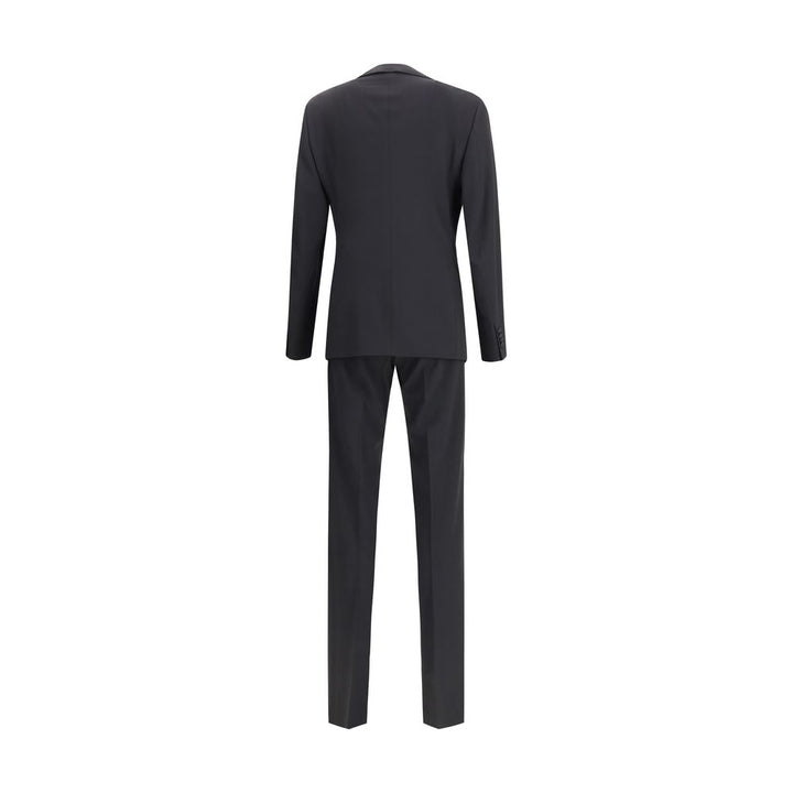 Giorgio Armani Black Fleece Wool Clothing
