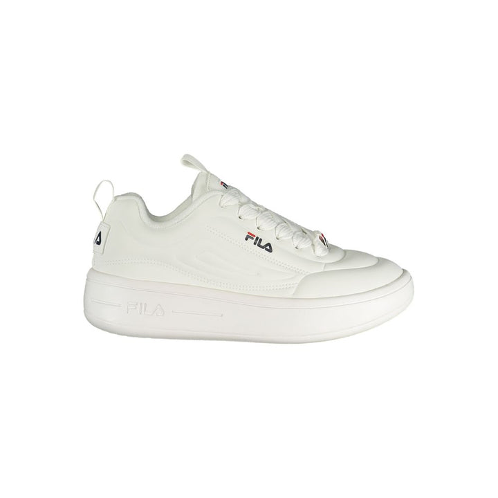 Fila White Polyester Sneaker
