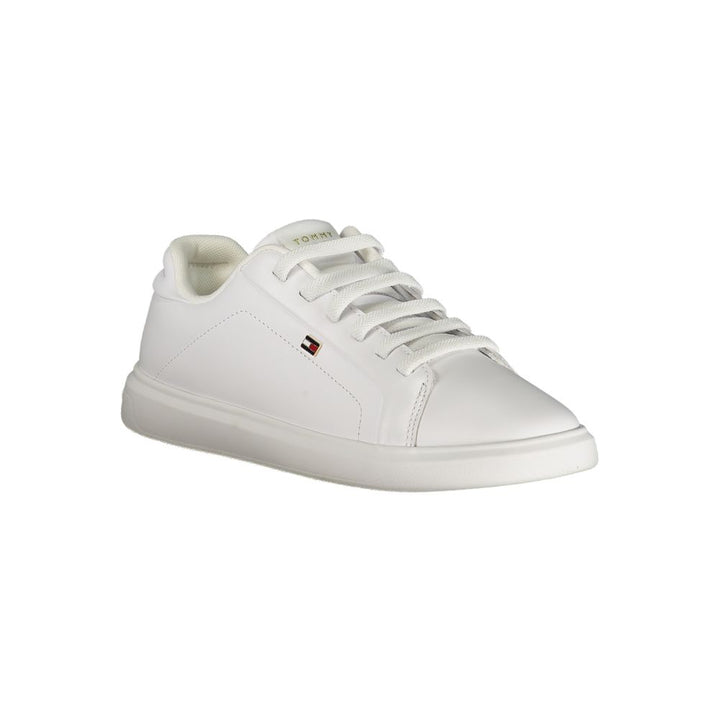 Tommy Hilfiger White Polyester Sneaker
