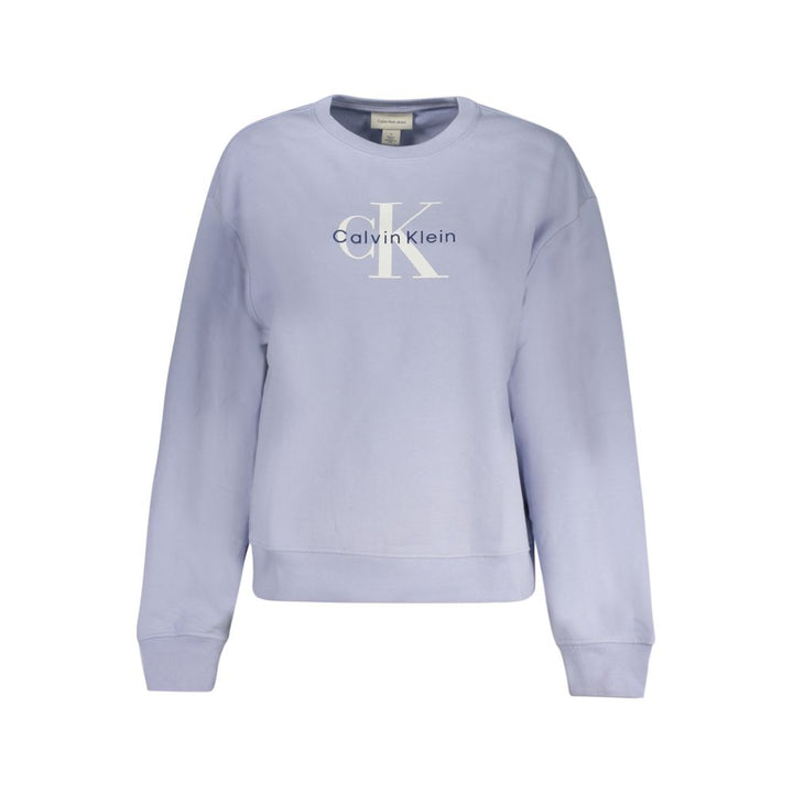 Calvin Klein Purple Cotton Sweatshirt