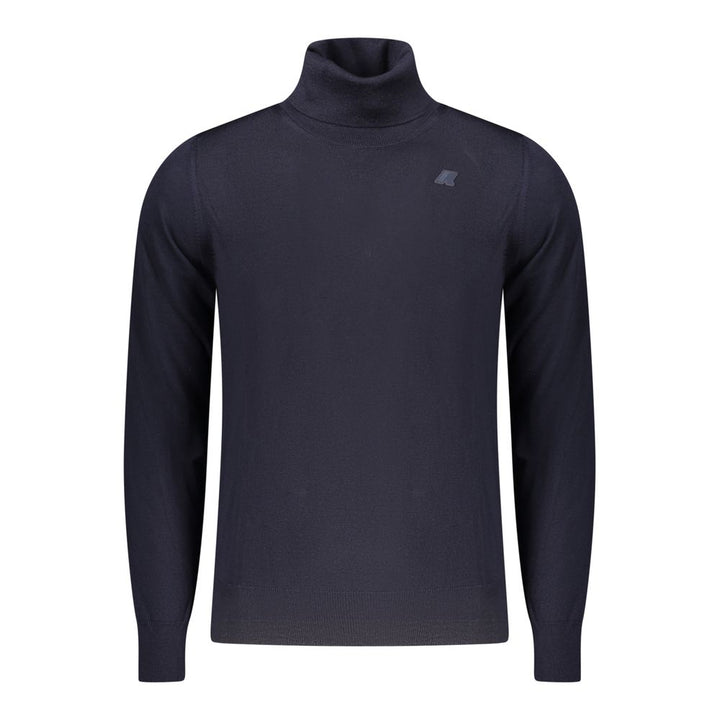 K-WAY Blue Wool Sweater