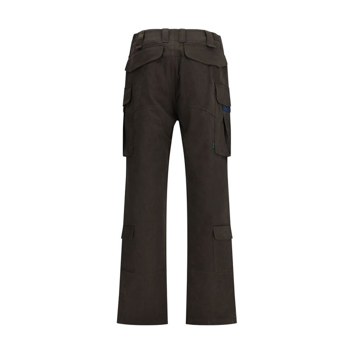 GR10K Brown Cotton Cargo Pants