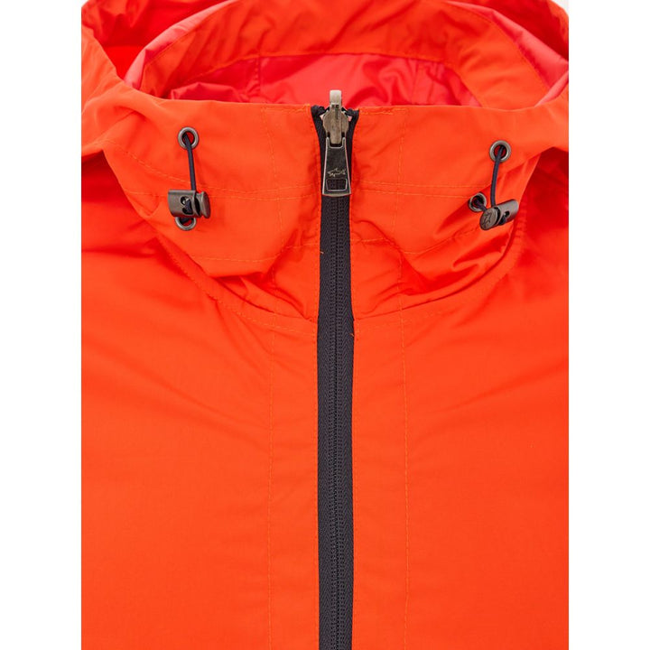 Paul & Shark Orange Polyester Shell Jacket