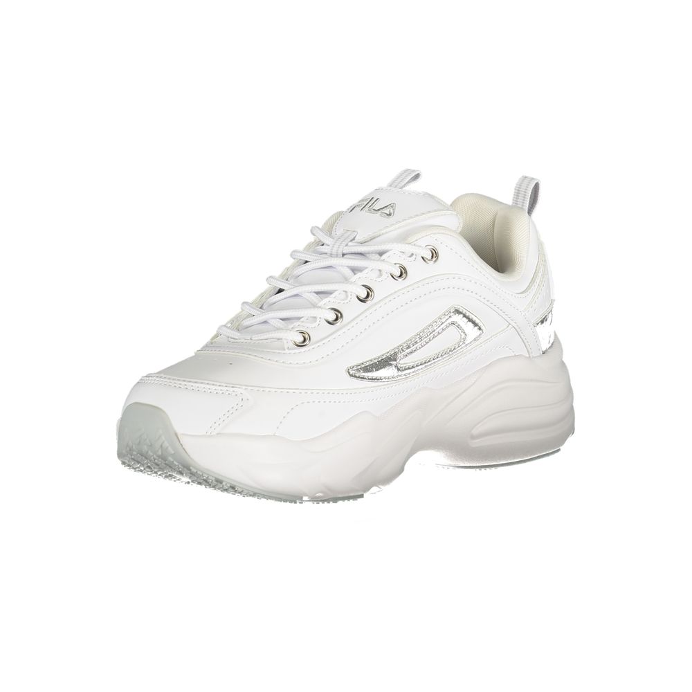 Fila White Polyester Sneaker
