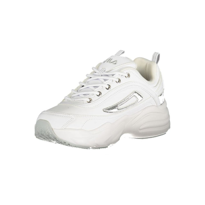Fila White Polyester Sneaker