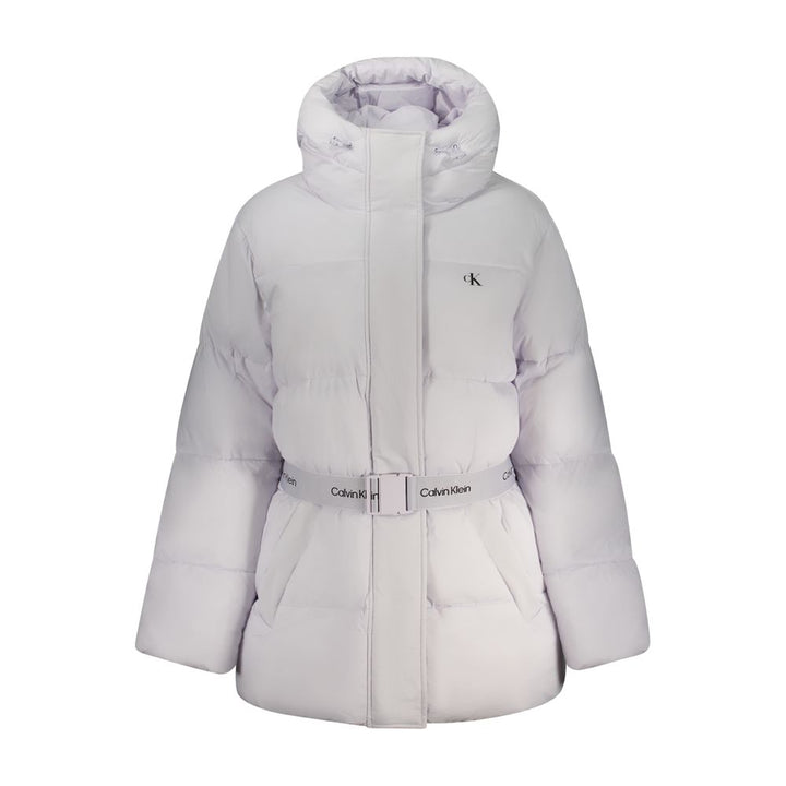 Calvin Klein Purple Nylon Jackets & Coat
