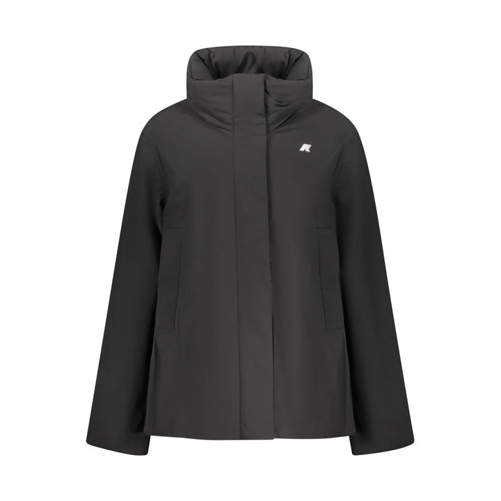 K-WAY Black Nylon Jackets & Coat