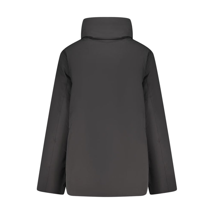 K-WAY Black Nylon Jackets & Coat