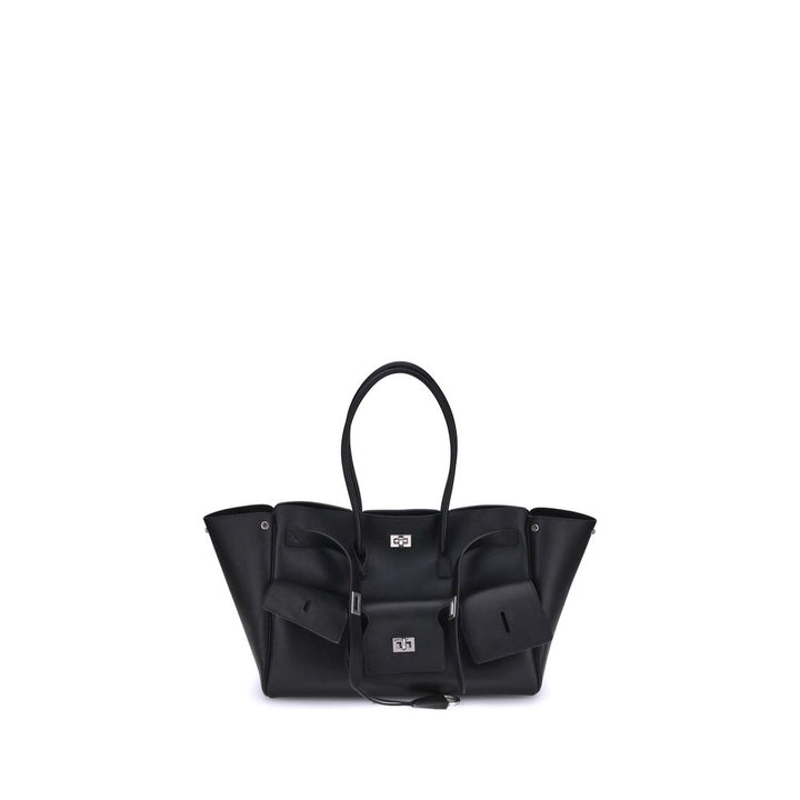 Balenciaga Black Calf Leather Bos Taurus Shoulder Bag