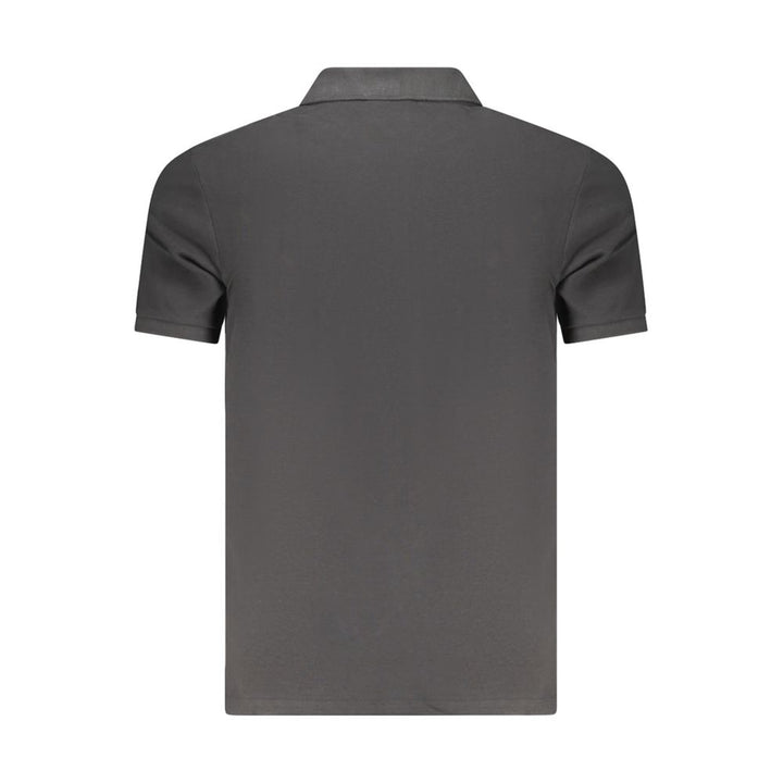 Calvin Klein Black Cotton Polo Shirt