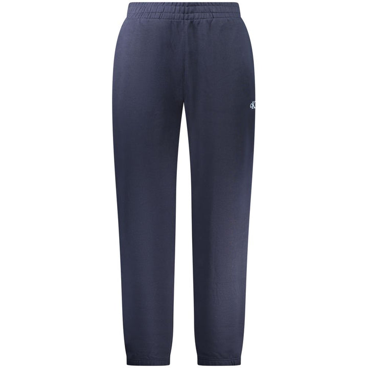 Calvin Klein Blue Cotton Pant